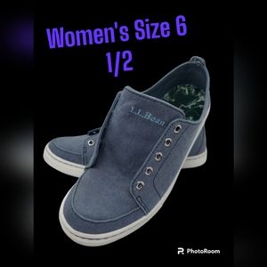 L.L. Bean Campside Oxford Sneakers Women's Size 6 1/2